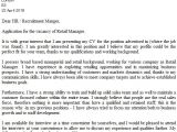 Examples Of Cover Letters for Retail Retail Cover Letter Example Icover org Uk