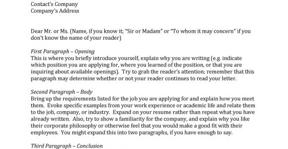 Examples Of Cover Letters Generally Sample Cover Letter Cover Letter Examples General Inquiry