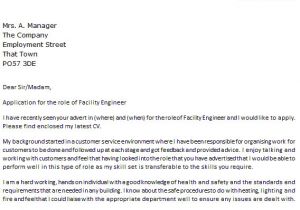 Examples Of Good Cover Letters Uk Sample Engineering Cover Letter Uk