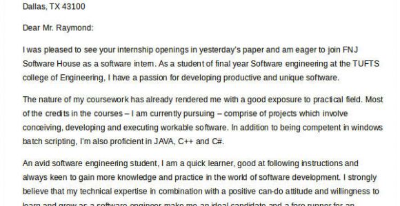 Examples Of Internship Cover Letters No Experience Cover Letters for Internship 7 Free Word Pdf Documents