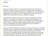 Examples Of Internship Cover Letters No Experience Writing A Cover Letter with No Experience Example
