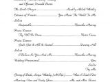 Examples Of Wedding Programs Templates Wedding Ceremony Program Template 36 Word Pdf Psd