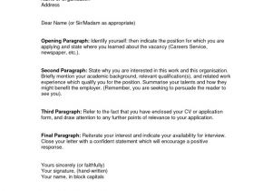 Examples Of Well Written Cover Letters Examples Of A Well Written Cover Letter