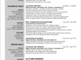 Excel Resume Template Resume Excel Skills Best Resume Gallery