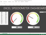 Excel Speedometer Template Download Creating Excel Gauge Dashboard Excel Dashboard Templates