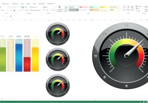 Excel Speedometer Template Download Excel Speedometer Large Size Of Gauge Template Free