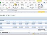 Excel Templates for Scheduling Employees Free Weekly Employee Shift Template for Excel