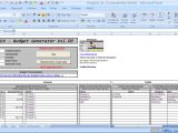 Excel Templates with Macros Officehelp Template 00048 Budgex Budget Generator
