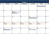 Excell Calendar Template Make A 2018 Calendar In Excel Includes Free Template