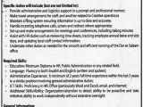 Executive assistant Contract Template Administrative assistant Tayoa Employment Portal