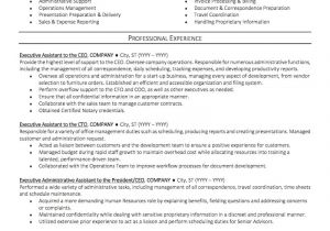 Executive assistant Resume Samples Office Administrative assistant Resume Sample