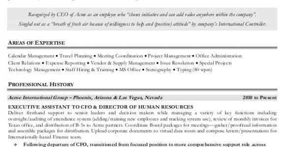 Executive assistant Resume Template 10 Executive Administrative assistant Resume Templates