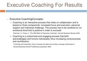 Executive Coaching Proposal Template Executive Coaching Proposal