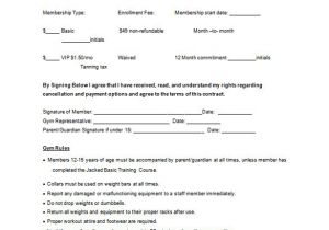 Exercise Contract Template 15 Gym Contract Templates Word Google Docs Apple