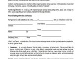 Exercise Contract Template 8 Training Agreement form Samples Free Sample Example