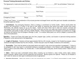 Exercise Contract Template Personal Trainer Agreement forms Safe Diet for Weight
