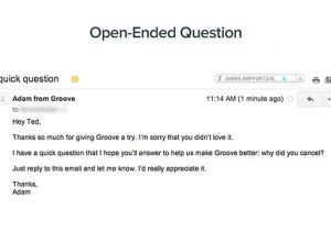 Exit Email Template How We Grew Our Customer Exit Survey Responses by 785
