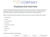 Exit Email Template the Employee Exit form why Not the Past Relationships