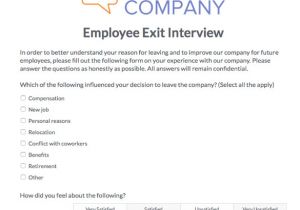 Exit Email Template the Employee Exit form why Not the Past Relationships