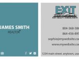 Exit Realty Business Cards Template Exit Realty Business Card 20 Exit Realty Business Card