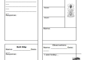 Exit Slips Template 8 Exit Ticket Templates Free Psd Ai Vector Eps format
