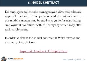 Expatriate Contract Of Employment Template Expatriate Contract Of Employment Contract Template and