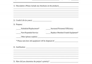 Expenditure Proposal Template Capital Expenditure Proposal Template One Piece