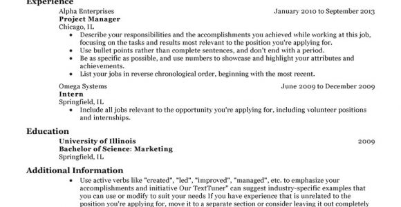 Experienced Job Application Resume Experienced Resume Templates to Impress Any Employer