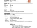 Experienced Job Application Resume Resume Sample for Job Application topfreetorrentsites Com