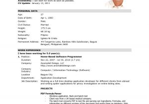 Experienced Job Application Resume Resume Sample for Job Application topfreetorrentsites Com