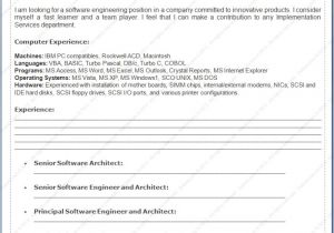 Experienced software Engineer Resume Resume format for Experienced software Engineers