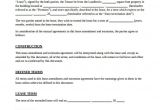 Extension Of Contract Template 11 Lease Extension Agreements Free Sample Example format