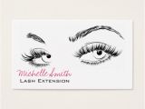 Eyelash Business Cards Templates Beautiful Eyes Long Lashes Lash Extension Business Card