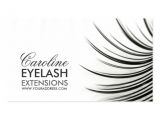 Eyelash Extension Gift Certificate Template Eyelash Extensions Business Card Templates Bizcardstudio