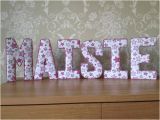 Fabric Covered Letters for Nursery Fabric Letters 3d Wall Art Ideal Nursery or
