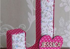 Fabric Covered Letters for Nursery Floral Girls Door Name Plaque Fabric Letters for Nursery