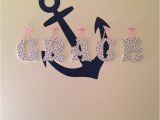 Fabric Covered Letters for Nursery Nautical Anchor Fabric Covered Wodden Letters for Baby