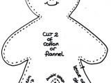 Fabric Doll Template Baby Rag Doll Patterns Free Sewing Print Out This