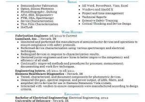 Fabrication Engineer Resume Fabrication Engineer Resume Sample Engineering Resumes