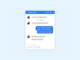 Facebook Chat Template Ios Ui Kit android Gui Templates Responsive Layout