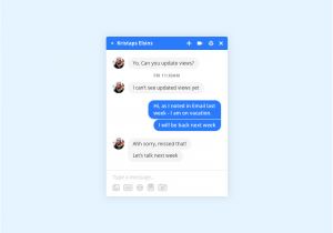 Facebook Chat Template Ios Ui Kit android Gui Templates Responsive Layout