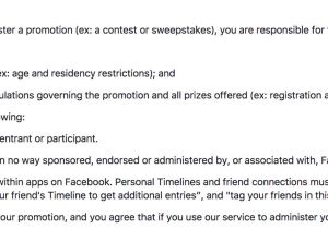 Facebook Disclaimer Template Facebook Raffle Rules Template A Step by Step Guide