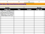Facebook Posting Schedule Template 2018 social Media Content Calendar How to Easily Plan