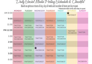 Facebook Posting Schedule Template social Media Posting Schedule Tes Backyards and Marketing