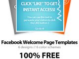Facebook Welcome Page Templates Free Facebook Welcome Page Template Psd Download Wp4fb 3 0
