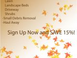 Fall Clean Up Flyer Template Fall Clean Up Flyer What Do You Think Lawnsite