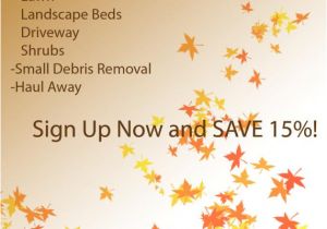 Fall Clean Up Flyer Template Fall Clean Up Flyer What Do You Think Lawnsite