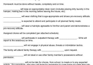 Family Behavior Contract Template 12 Sample Behavior Contract Templates Word Pages Docs