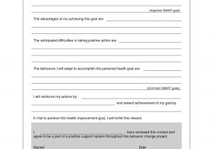 Family Behavior Contract Template Personal Behavior Contract Personal Behavior Improve