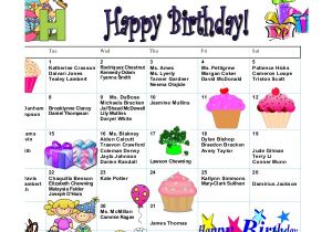 Family Birthday Calendar Template Birthday Calendar 7 Free Word Pdf Psd Documents